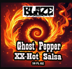 'Blaze Your Face' Ghost Pepper XX-Hot Salsa
