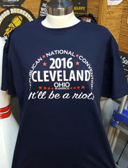 2016 RNC Cleveland, T-Shirt (Large, Navy Blue)