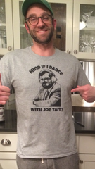 'Mind if I Dance with Joe Tait?',T-Shirt (Large, Athletic Grey)
